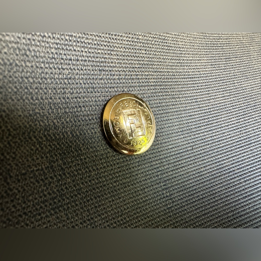Fendi‎ Brown Clutch with Gold Accents - Picture 2 of 13